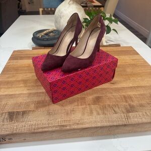 Tory Burch Deep Burgundy Heels